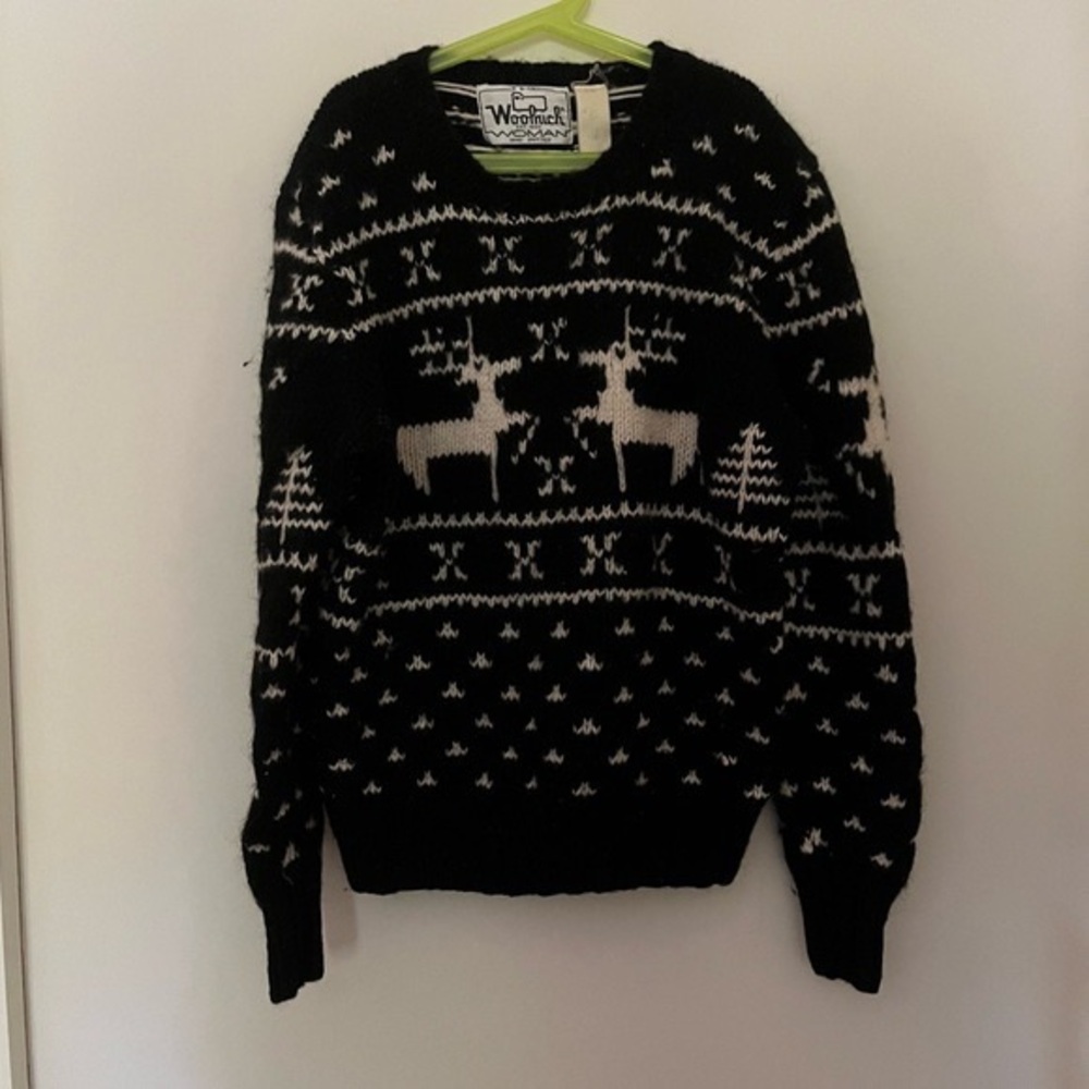 Woolrich wool handknit vintage sweater